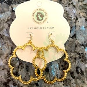 Spartina Gold statement earring